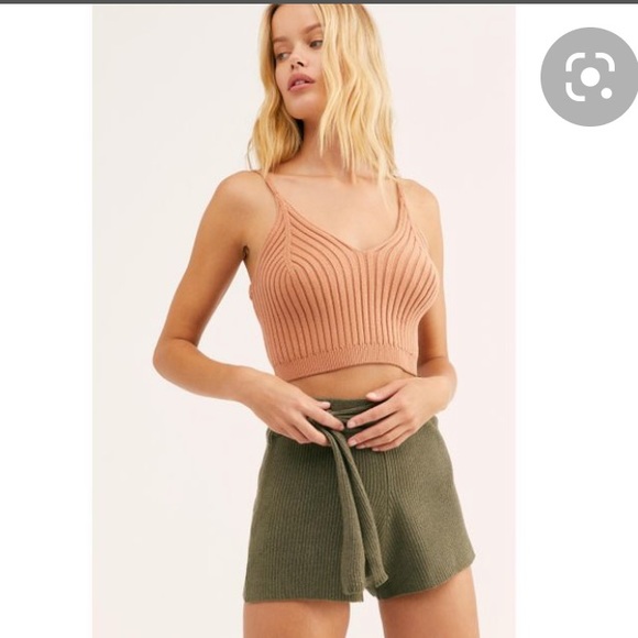 NWOT Free People x Flook Knit Shorts - Picture 1 of 4
